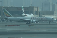 ET-AJX @ OMDB - Ethiopian Cargo Boeing 757