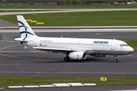 SX-DVH @ EDDL - Aegean Airlines SX-DVH Nostos, ex F-WWIF - by Thomas M. Spitzner