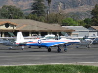 N91689 @ SZP - 1946 North American NAVION, Continental E-225 Upgrade, many mods, newly refinished, taxi - by Doug Robertson