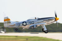 N51JC @ LNC - Landing at Lancaster Airport during Warbirds on Parade 2012 - by Zane Adams