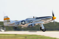 N51JC @ LNC - Landing at Lancaster Airport during Warbirds on Parade 2012