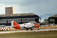 XT752 @ EGQS - Gannet T.5 of 849 Squadron seen at RAF Lossiemouth in the Summer of 1974. - by Peter Nicholson