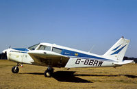 G-BBRW @ EGLD - PA-28-140 Cherokee as seen at Denham Aerodrome in the Summer of 1976. - by Peter Nicholson