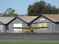 N118DG @ SZP - 2008 Ganzer XPA18, Continental O-200 100 Hp, taxi pause - by Doug Robertson