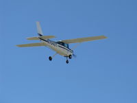 N704UT @ SZP - 1976 Cessna 150M, Continental O-200 100 Hp, takeoff climb Rwy 22 - by Doug Robertson