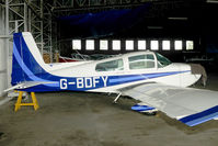 G-BDFY - undergoing maintenance in the Kirknewton hangar