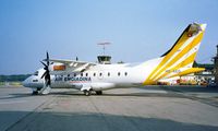 HB-AEG @ LSZB - Dornier Do.328-110 [3011] (Air Engiadina) Bern-Belp~HB 12/08/1997