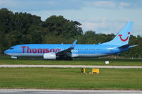G-FDZA @ EGCC - Thomson - by Chris Hall