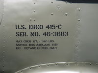 N3058H @ SZP - 1946 ERCO Ercoupe 425-C, Continental C85 85 Hp, newly refinished, never a warbird - by Doug Robertson