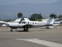 N3055F @ OXR - 1978 Piper PA-32RT-300T TURBO LANCE II, Lycoming TIO-540-S1AD 300 Hp, T-tail, Hartzell CS 80. The T-tailed Lance II was made just two years from mid-1978 through 1979. Seven seats. - by Doug Robertson