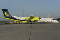 HB-JIK @ LOWW - Skywork Dash 8-400 - by Dietmar Schreiber - VAP