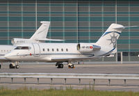 HB-IKS @ LOWW - Air Charter Bombardier CL-601