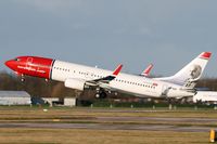 LN-NOI @ EGCC - Returning to a very cold Norway. - by dragonman