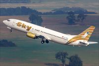 TC-SKG @ EDDR - Boeing 737-4Q8 - by Jerzy Maciaszek