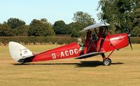 G-ACDC @ EGKH - Ex: G-ACDC > BB726 > G-ACDC - Originally owned to, The de Havilland Aircraft Co Ltd in February 1933 and currently owned to, The Tiger Club 1990 Ltd in May 1990.
