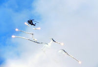 H-24 @ EHKD - Heldair Air Show , 15 Sep 2012  at Den Helder Airport 

A109 Display Team - Flares - by Henk Geerlings