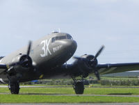 N473DC @ EHKD - Heldair Air Show , 15 Sep 2012  at Den Helder Airport C-47A-DL Drag-em Oot - by Henk Geerlings