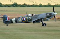 G-PMNF @ EGSU - One of eleven Spitfires that day