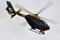G-WONN @ EGFH - Visiting South and East Wales Police Air Support Unit helicopter (Police 32) departing Swansea Airport. Marked HEDDLU on the port side. - by Roger Winser