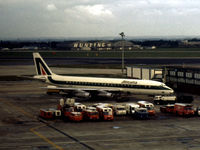 I-DIWT @ LHR - DC-8-43 of Alitalia at the terminal at Heathrow in the Summer of 1974. - by Peter Nicholson