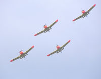 PH-HOG @ EHKD - Heldair Show ;  Den Helder Airport

 Fokker Four Display Team  ; Fokker S.11.1 - by Henk Geerlings