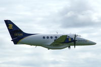 SE-LHE @ ESKD - Direktflyg Jetstream fly-past at Dala-Järna airfield, Sweden. - by Henk van Capelle