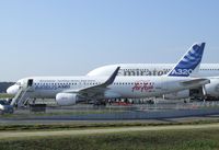 F-WWIQ @ EDDB - Airbus A320-232 (Airbus demonstrator to be delivered to Air Asia) with Sharklets at ILA 2012, Berlin - by Ingo Warnecke