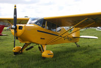 G-FKNH @ X5ES - Piper PA-15 Vagabond, Great North Fly-In, Eshott Airfield UK, September 2012. - by Malcolm Clarke