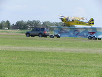 G-BPCF @ EHTX - Texel Air Show ; O'Briens Flying Circus , Truck Top Landing - by Henk Geerlings