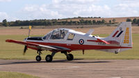 G-CBAB @ EGSU - 1. XX543 departing Duxford Airfield.