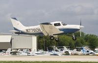 N7702H @ KOSH - Piper PA-28-181 - by Mark Pasqualino