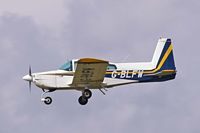 G-BLFW @ EGBP - Grumman American AA-5 Traveler [AA5-0786] Kemble~G 18/08/2006 - by Ray Barber