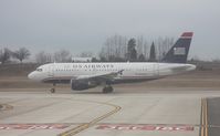 N752US @ CLT - US Airways A319 out the window of N744P - by Florida Metal