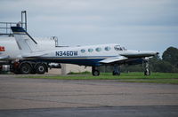 N346DW @ EGTF - Cessna 340A at Fairoaks - by moxy