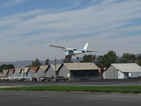 N704SL @ SZP - 1976 Cessna 150M, Continental O-200 100 Hp, landing Rwy 22 - by Doug Robertson