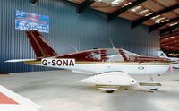 G-SONA @ EGKH - Ex: G-BIBI > G-SONA - Originally owned to, Air Touring Services Ltd in July 1980 as G-BIBI and originally owned to, Sonardyne Ltd in October 1980 as G-SONA and currently in private hands since October 2010.