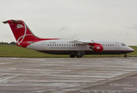 G-CGNT @ EGSH - Being towed back to the Air Livery hangar after some high powered engine runs. - by Matt Varley