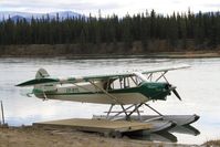 CF-RTL - On the Yukon River downstream from Whitehorse, Yukon. - by Murray Lundberg
