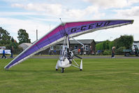 G-CEWD @ X5ES - Mainair Quik GT450, Great North Fly-In, Eshott Airfield UK, September 2012. - by Malcolm Clarke