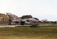 ZA608 @ EGQS - Tornado GR.1 of 15 [Reserve] Squadron preparing for take-off from Runway 05 at RAF Lossiemouth in the Summer of 1995. - by Peter Nicholson