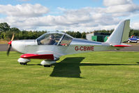 G-CBWE @ X5ES - Aerotechnik EV-97 Eurostar, Great North Fly-In, Eshott Airfield UK, September 2012. - by Malcolm Clarke