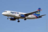 N601NK @ KORD - final approach for 28