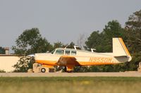 N9550M @ KOSH - Mooney M20F - by Mark Pasqualino