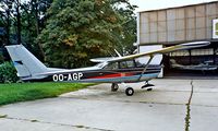 OO-AGP @ EBAW - Cessna 172H Skyhawk [172-54976] Antwerp~OO 14/09/1985 - by Ray Barber