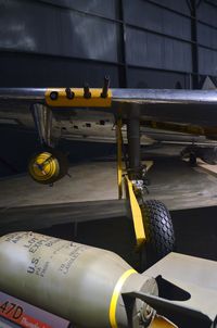 45-49167 @ KFFO - AF Museum  shown as 44-32718;  Bomb and wing mounted .50 cal guns. - by Ronald Barker