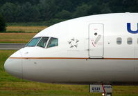 N34131 @ EGPH - The daily United flight to Newark taxiing for a 06 departure from Edinburgh - by DavidB