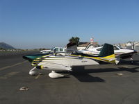 N628PV @ SZP - 2000 Rosales ROSALES SPECIAL VAN's RV-6A, Lycoming O-360-A1A 180 Hp, should be a speedy performer as usual RV-6 engine is 160 Hp. Great paint design! - by Doug Robertson