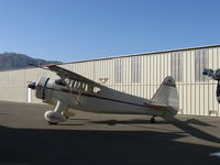 N5524N @ SZP - 1943 Howard DGA-15P 'Mr. Hooligan', P&W R-985 Wasp Jr. 450 Hp radial. The DGA-15 series also offered the DGA-15W with Wright R-760-E2 of 350 Hp and the DGA-151 with Jacobs L-6 of 330 Hp. - by Doug Robertson