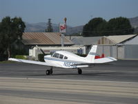 N55462 @ SZP - 1973 Piper PA-28-235. Lycoming O-540-B4B5 235 Hp, landing roll Rwy 22 - by Doug Robertson