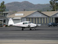 N2291P @ SZP - 1957 Piper PA-23 APACHE, two Lycoming O-320s 150 Hp each, taxi - by Doug Robertson